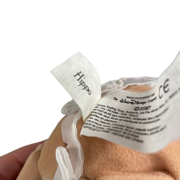 Vintage Deadstock Disney Store Exclusive Fantasia Hippo Bean Bag Plush Ballerina - Picture 8 of 12